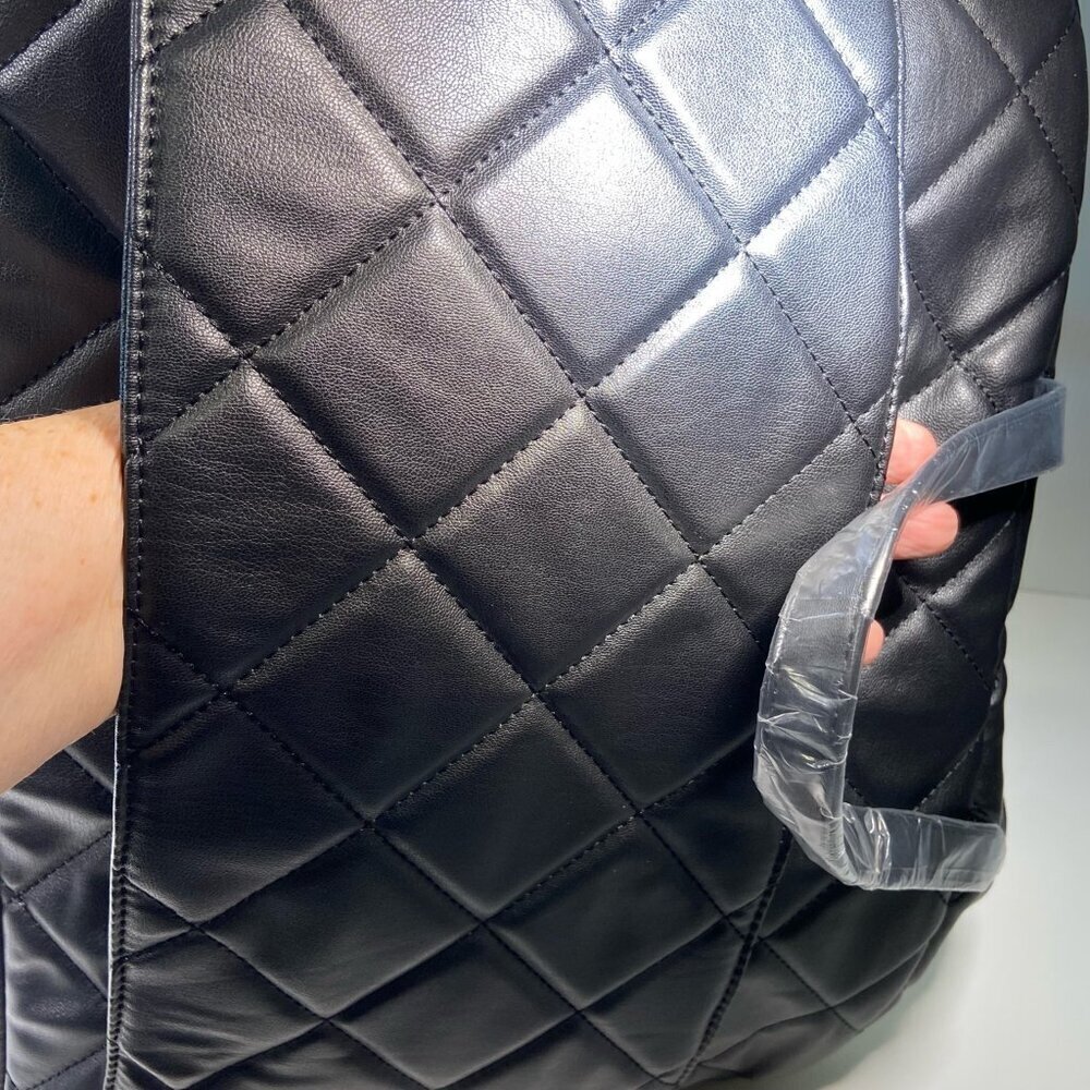 Gilda Paris Quilted Weekender Duffel Bag – Black – NWT - Picture 9 of 9